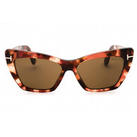 Tom Ford Women's Sunglasses - Coloured Havana Acetate Cat Eye Full Rim | FT0871 55J ,