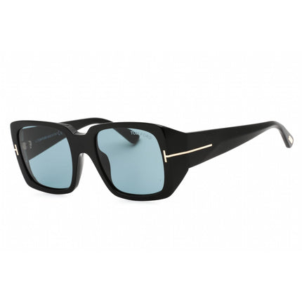 Tom Ford Men's Sunglasses - Shiny Black Acetate Square Full Rim Frame | FT1035 01V ,