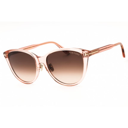 Tom Ford Women's Sunglasses - Shiny Pink Acetate Cat Eye Full Rim Frame | FT1055-K 72F ,