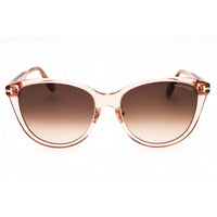 Tom Ford Women's Sunglasses - Shiny Pink Acetate Cat Eye Full Rim Frame | FT1055-K 72F ,
