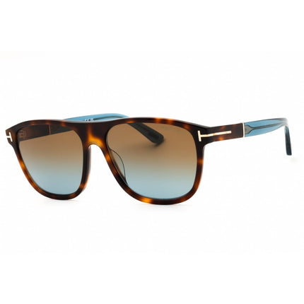 Tom Ford Men's Sunglasses - Blonde Havana Acetate Square Full Rim Frame | FT1081 53F ,