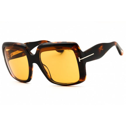 Tom Ford Women's Sunglasses - Dark Havana Acetate Oversized Full Rim | FT1194 52E ,