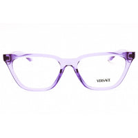 Versace Women's Eyeglasses - Transparent Lilac Plastic Cat Eye Frame | 0VE3352U 5451 ,