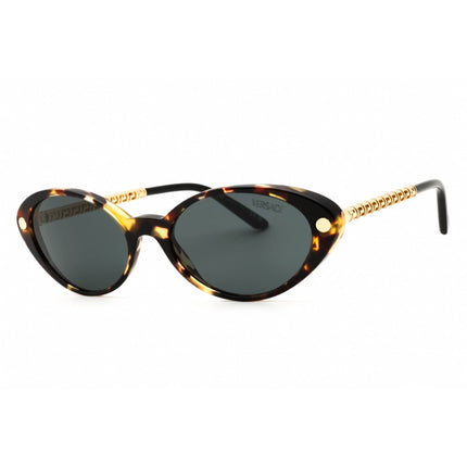 Versace Women's Sunglasses - Havana Plastic Oval Shape Full Rim Frame | 0VE4469 547087 ,