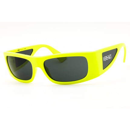 Versace Unisex Sunglasses - Yellow Plastic Rectangular Full Rim Frame | 0VE4482 544987 ,