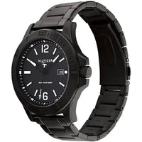 Tommy Hilfiger Men's Watch - Ryan Quartz Black Dial Steel Bracelet Date | 1791996 ,