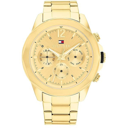 Tommy Hilfiger Men's Watch - Lars Quartz Yellow Gold Steel Bracelet Date | 1792060 ,