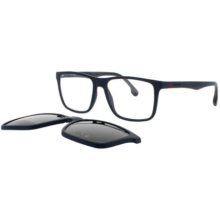 Carrera Women's Sunglasses - Matte Blue Plastic Full Rim Square Frame | 4009/CS RCT ,