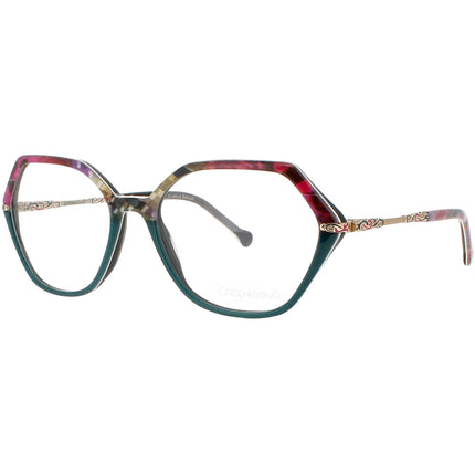 Coco Song Women's Eyeglasses - Green Multi Full Rim Frame | SWEET MAMA CV257.03-09 ,
