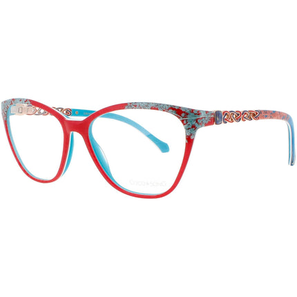 Coco Song Women's Eyeglasses - Red/Turquoise Frame | MOONLIGHT SHADOW CV251.02-09 ,