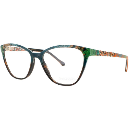 Coco Song Women's Eyeglasses - Green/Black Full Rim | MOONLIGHT SHADOW CV251.03-09 ,