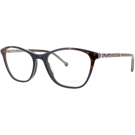 Coco Song Women's Eyeglasses - Blue/Brown Plastic Cat Eye | ROBOT LOVE CV252.02-09 ,