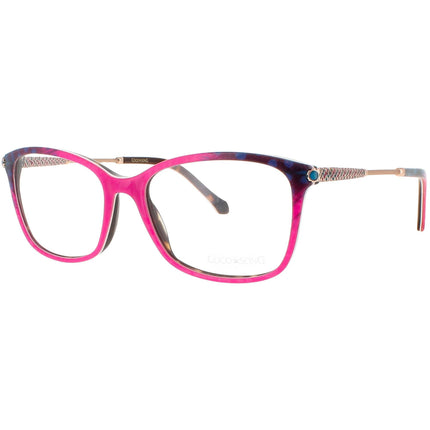 Coco Song Women's Eyeglasses - Pink/Multi Plastic Cat Eye | SHANTY TOWN CV248.04-09 ,