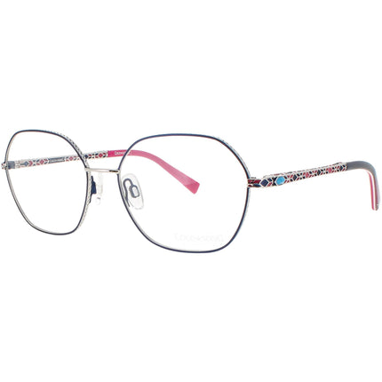 Coco Song Women's Eyeglasses - Silver/Pink Full Rim | SLOWMOTION LOVER CV250.02-09 ,