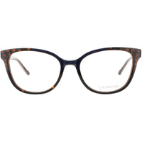 Coco Song Women's Eyeglasses - Brown/Blue Cat Eye Frame | SOMETHING COOL CV255.01-09 ,