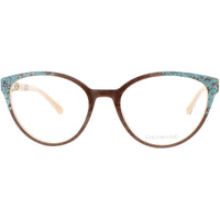 Coco Song Women's Eyeglasses - Brown/Nude Plastic Cat Eye | SWING ALONE CV256.03-09 ,
