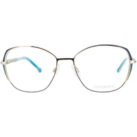 Coco Song Women's Eyeglasses - Gold/Turquoise Metal Frame | CRUISING NIGHT CV234.02-09 ,
