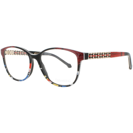 Coco Song Women's Eyeglasses - Black/Brown/Multi Frame | JERICHO ROAD CV235.02-09 ,