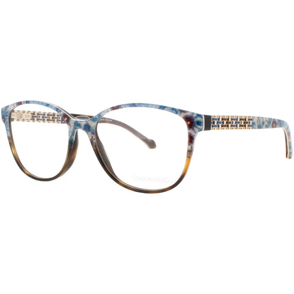 Coco Song Women's Eyeglasses - Brown/Blue Plastic Cat Eye | JERICHO ROAD CV235.03-09 ,