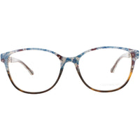 Coco Song Women's Eyeglasses - Brown/Blue Plastic Cat Eye | JERICHO ROAD CV235.03-09 ,