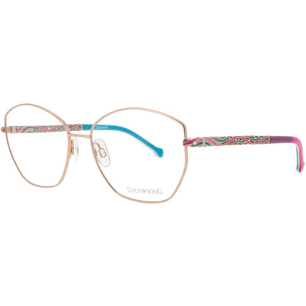 Coco Song Women's Eyeglasses - Gold Metal Butterfly | SURFING DOLPHIN CV228.04-09 ,