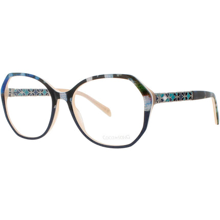 Coco Song Women's Eyeglasses - Black/Multi Plastic Butterfly | SWEET SKY CV229.02-09 ,