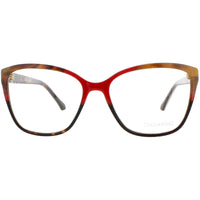 Coco Song Women's Eyeglasses - Red/Black/Brown Frame | AMAZING SEASON CV220.04-09 ,