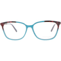 Coco Song Women's Eyeglasses - Blue/Red Rectangular Frame | CLEAR WATER CV210.03-09 ,