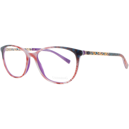 Coco Song Women's Eyeglasses - Red Purple Acetate Cat Eye | LIFE STYLE CV215.02-09 ,