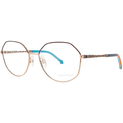 Coco Song Women's Eyeglasses - Bronze Metal Geometric | LIVING TOGETHER CV223.01-09 ,