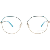 Coco Song Women's Eyeglasses - Gold/Turquoise Frame | LIVING TOGETHER CV223.04-09 ,