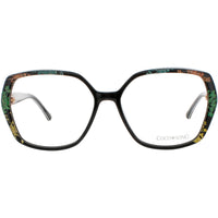 Coco Song Women's Eyeglasses - Black/Multi Butterfly Frame | OTHER SIDE CV224.01-09 ,