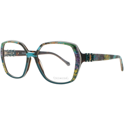 Coco Song Women's Eyeglasses - Multi Plastic Butterfly Frame | OTHER SIDE CV224.02-09 ,