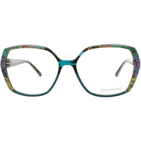 Coco Song Women's Eyeglasses - Multi Plastic Butterfly Frame | OTHER SIDE CV224.02-09 ,