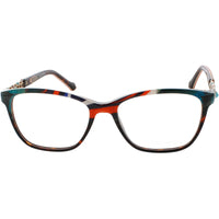 Coco Song Women's Eyeglasses - Multi Acetate Cat Eye Frame | GOOD FEELING CV202.04-09 ,