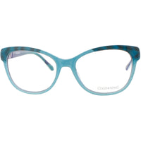 Coco Song Women's Eyeglasses - Blue Plastic Cat Eye Frame | JUST ILLUSION CV166.03-09 ,