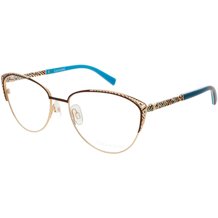 Coco Song Women's Eyeglasses - Bronze/Blue Metal Frame | LAST AFTERNOON CV203.03-09 ,