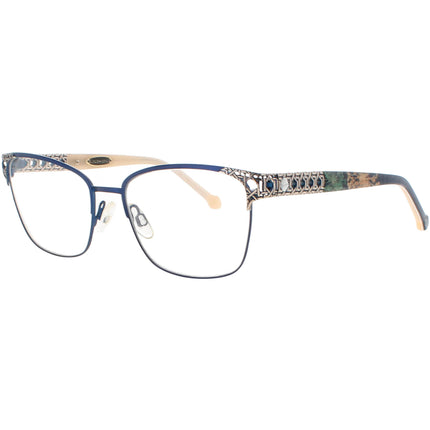 Coco Song Women's Eyeglasses - Blue/Beige Metal Frame | MONDAY AFTERNOON CV191.01-09 ,