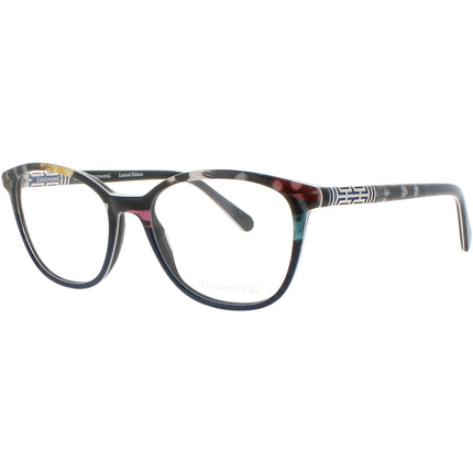 Coco Song Women's Eyeglasses - Multi Plastic Cat Eye Frame | NOTHING LOSE CV193.03-09 ,