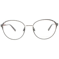 Coco Song Women's Eyeglasses - Black Metal Full Rim Oval | RISING SUN CV206.04-09 ,
