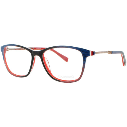 Coco Song Women's Eyeglasses - Multi Metal/Acetate Square | SUN TOUCH CV186.01-09 ,