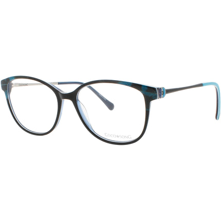 Coco Song Women's Eyeglasses - Black/Blue Cat Eye Frame | WAITING SOMEONE CV199.01-09 ,