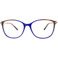 Coco Song Women's Eyeglasses - Blue Brown Plastic Square Frame | MONA ROCK CV258.02-09 ,