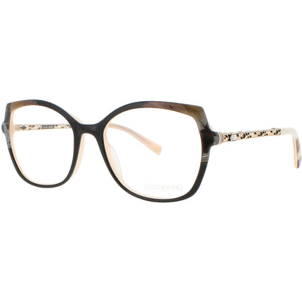 Coco Song Women's Eyeglasses - Black Brown Nude Full Rim | LONG NIGHT CV249.01-09 ,