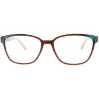 Coco Song Women's Eyeglasses - Brown Green Beige Square | NELSONS DREAM CV244.04-09 ,