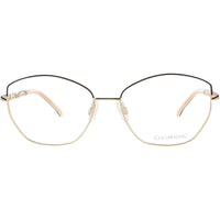 Coco Song Women's Eyeglasses - Gold Metal Irregular | SURFING DOLPHIN CV228.01-09 ,