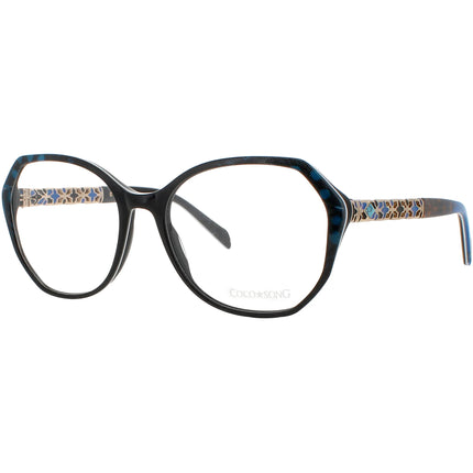 Coco Song Women's Eyeglasses - Black Blue Plastic Butterfly | SWEET SKY CV229.01-09 ,