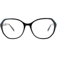 Coco Song Women's Eyeglasses - Black Blue Plastic Butterfly | SWEET SKY CV229.01-09 ,