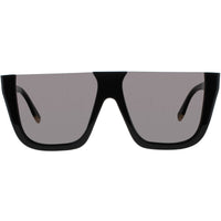 Fendi Women's Sunglasses - Shiny Black/Gold Acetate Half Rim Square | FE40136I 01-A ,