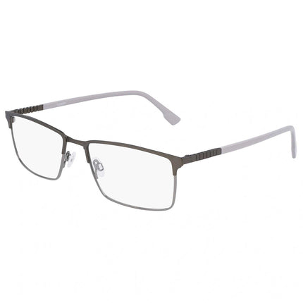 Flexon Men's Eyeglasses - Matte Moss Titanium Full Rim Rectangular Frame | E1129 310 ,